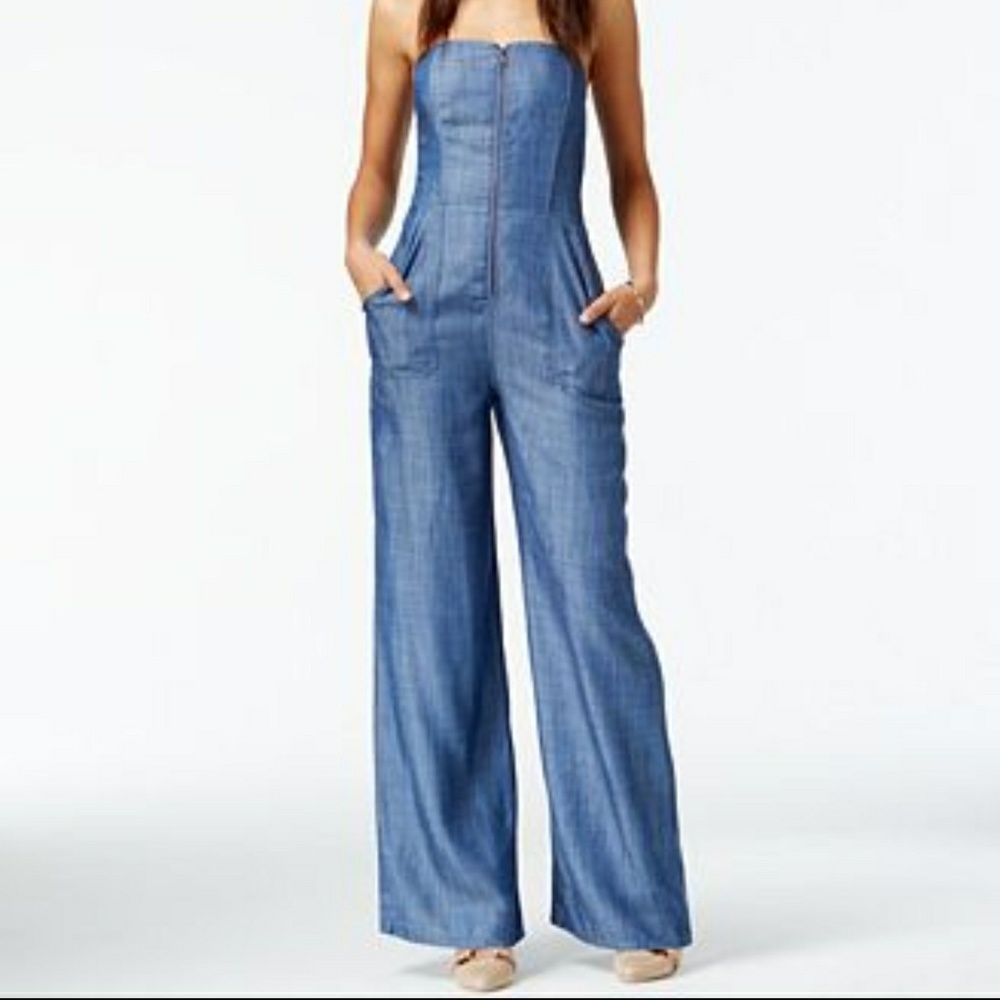 Rachel Roy Denim Jumpsuit